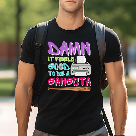 Damn It Feels Good to Be a Gangsta | Unisex Jersey Short Sleeve Tee