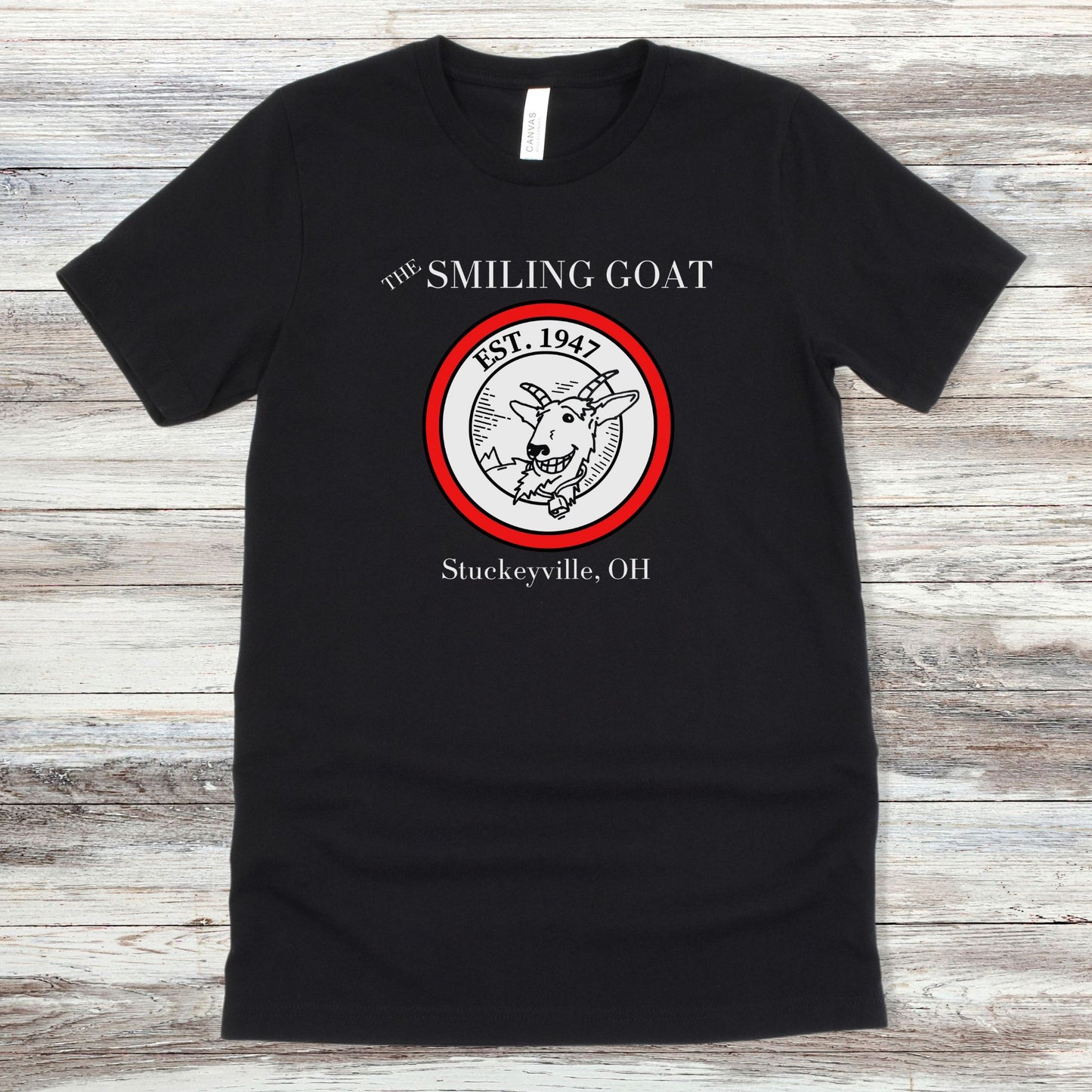 The Smiling Goat | Unisex Jersey Short Sleeve Tee