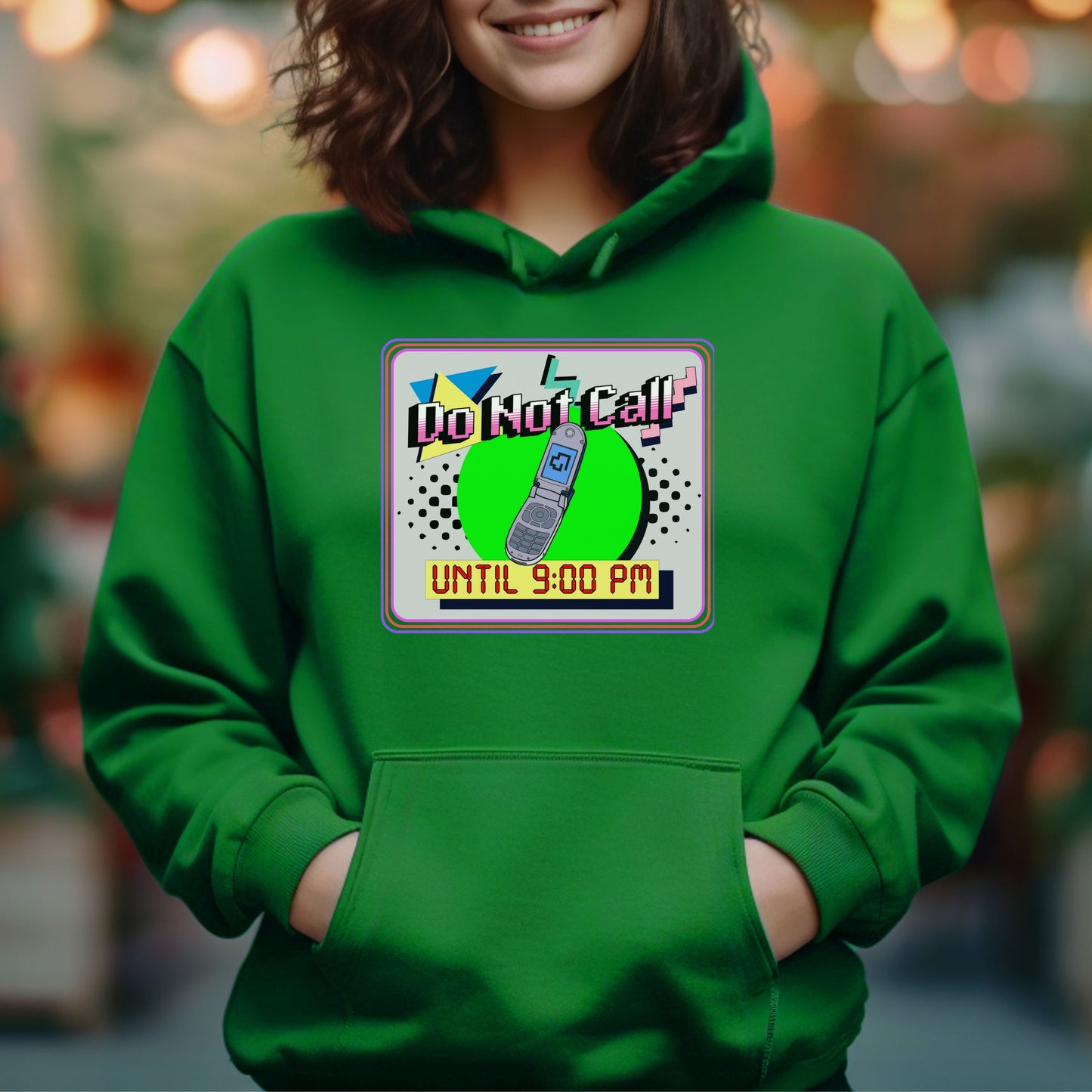 Do Not Call Until 9:00 PM| Unisex Hooded Sweatshirt