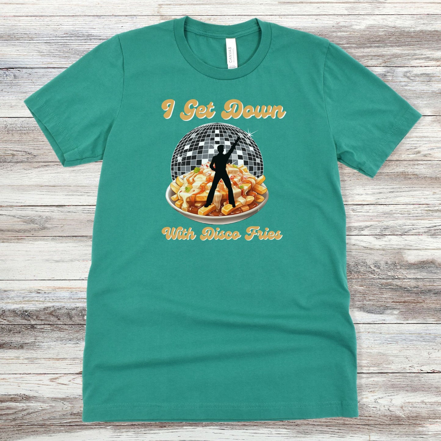 I Get Down with Disco Fries | Unisex Jersey Short Sleeve Tee