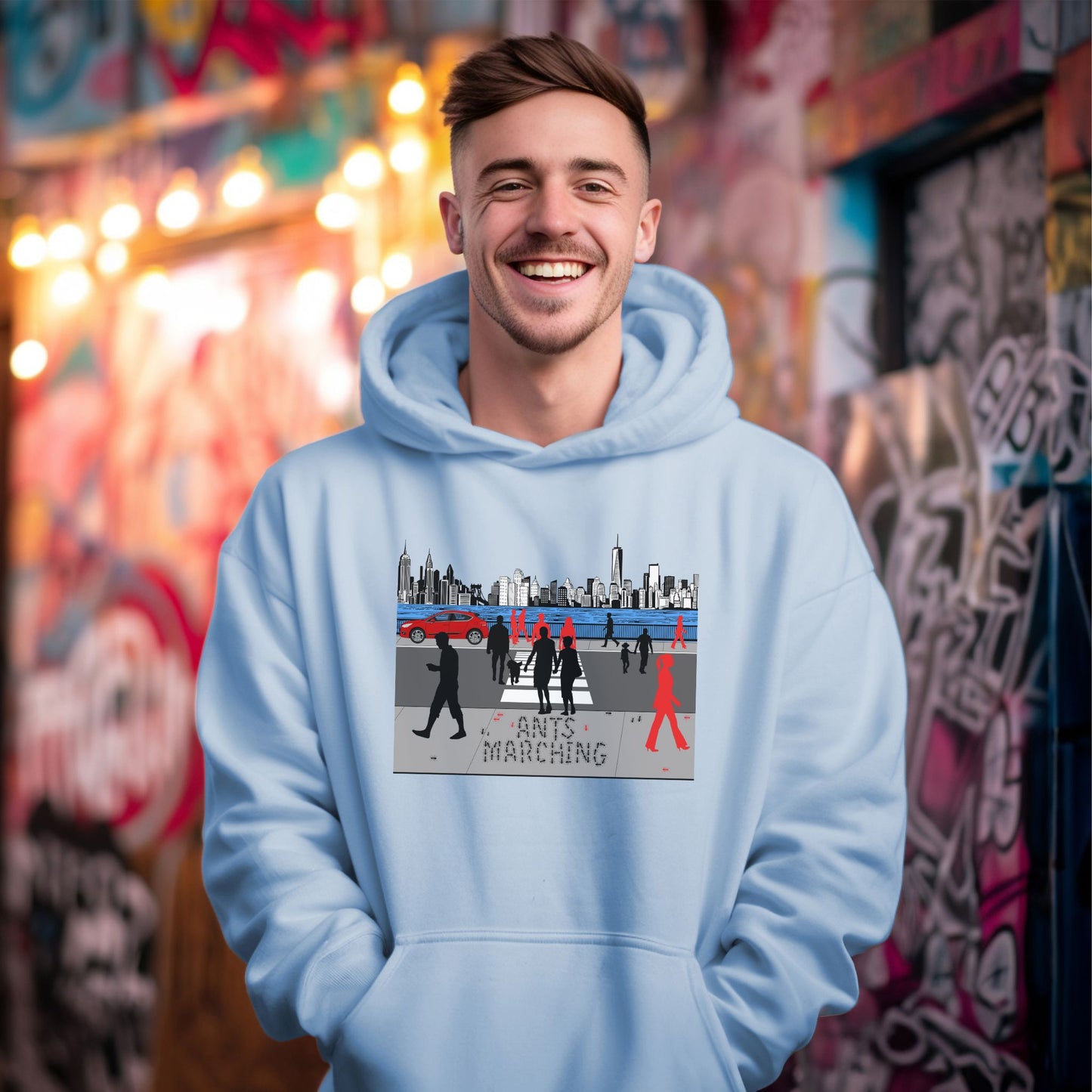 Ants Marching | Unisex Hooded Sweatshirt