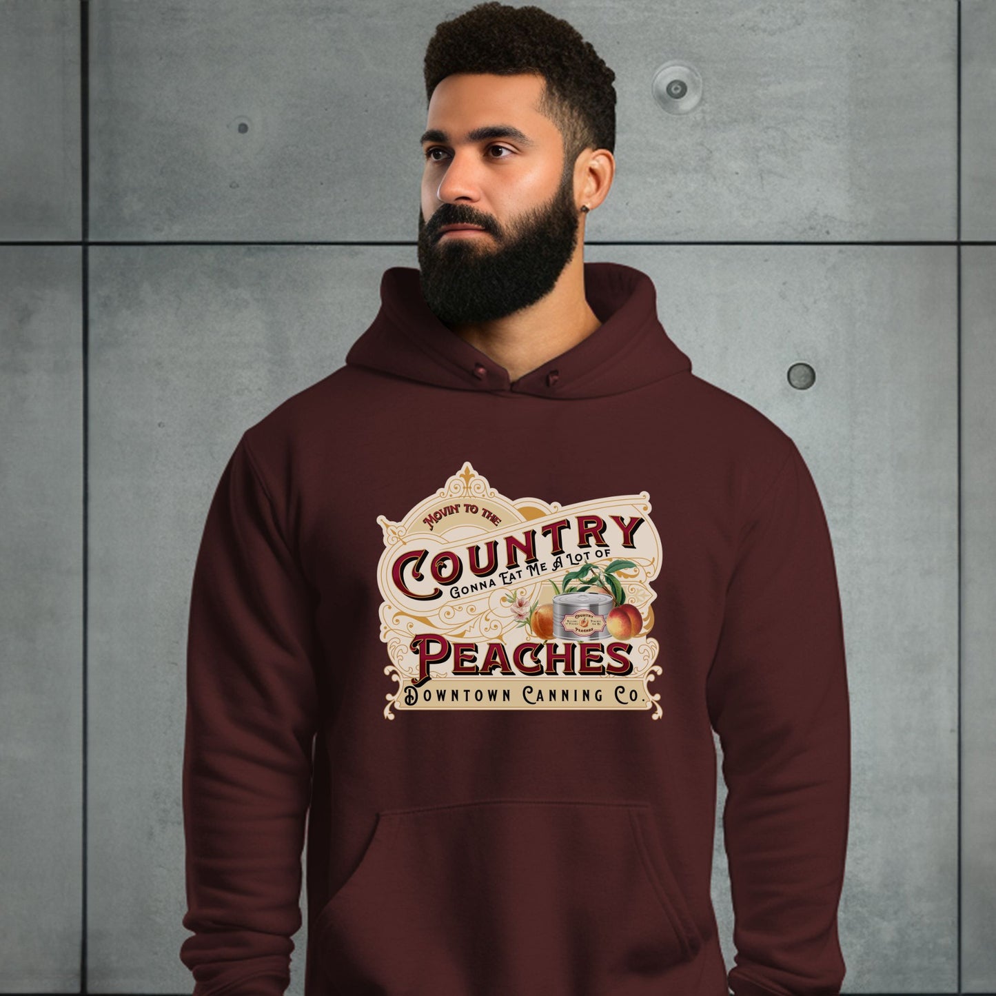 Country Peaches | Unisex Hooded Sweatshirt