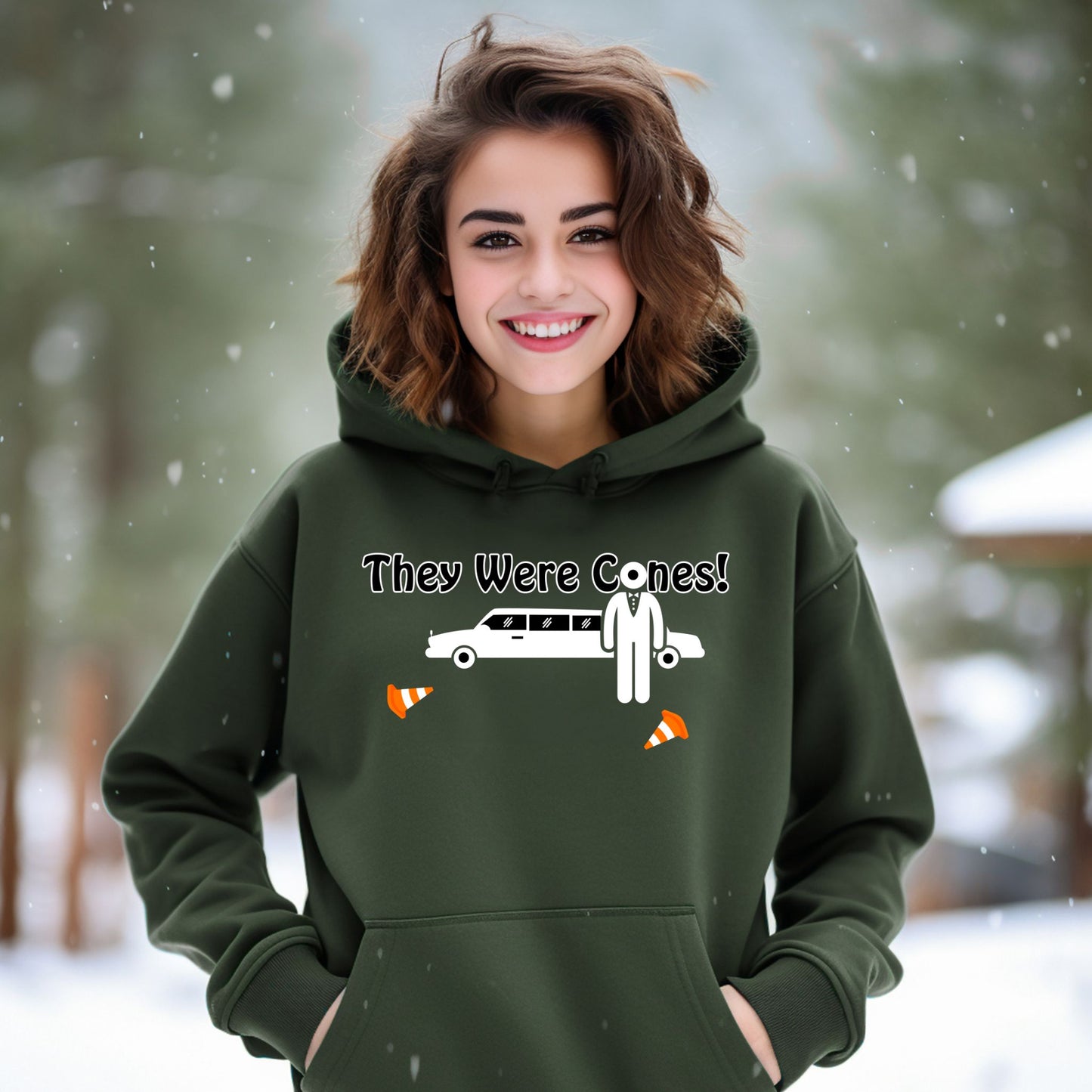 They Were Cones | Unisex Hooded Sweatshirt