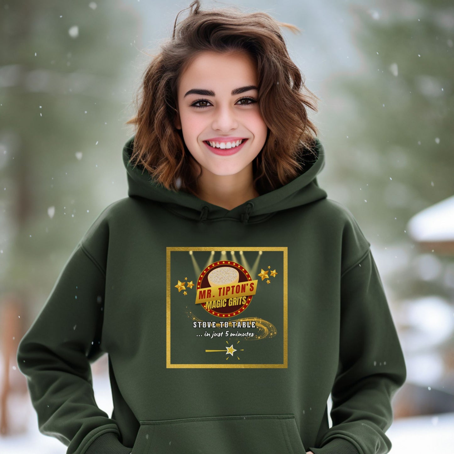 Mr. Tipton's Magic Grits | Unisex Hooded Sweatshirt