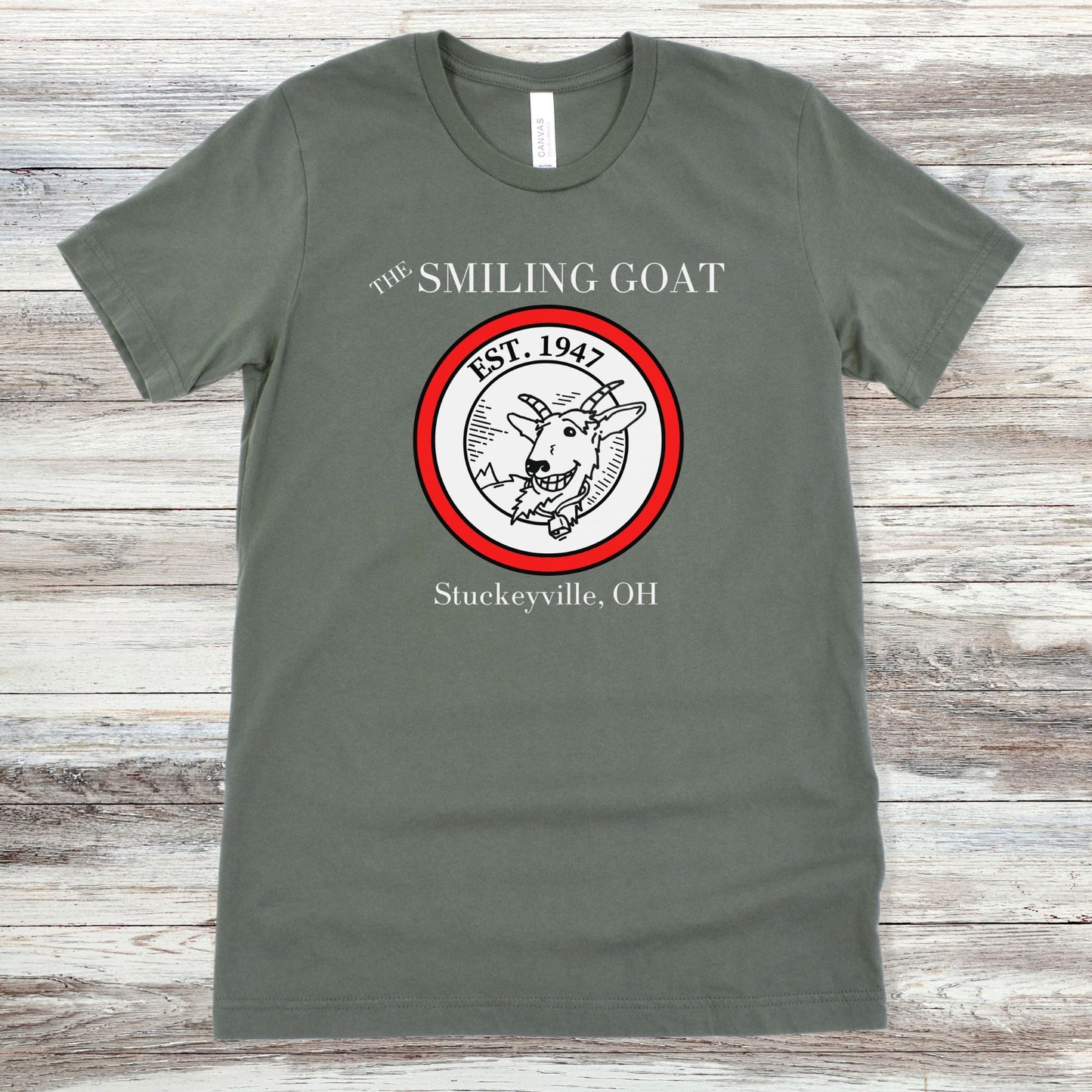 The Smiling Goat | Unisex Jersey Short Sleeve Tee