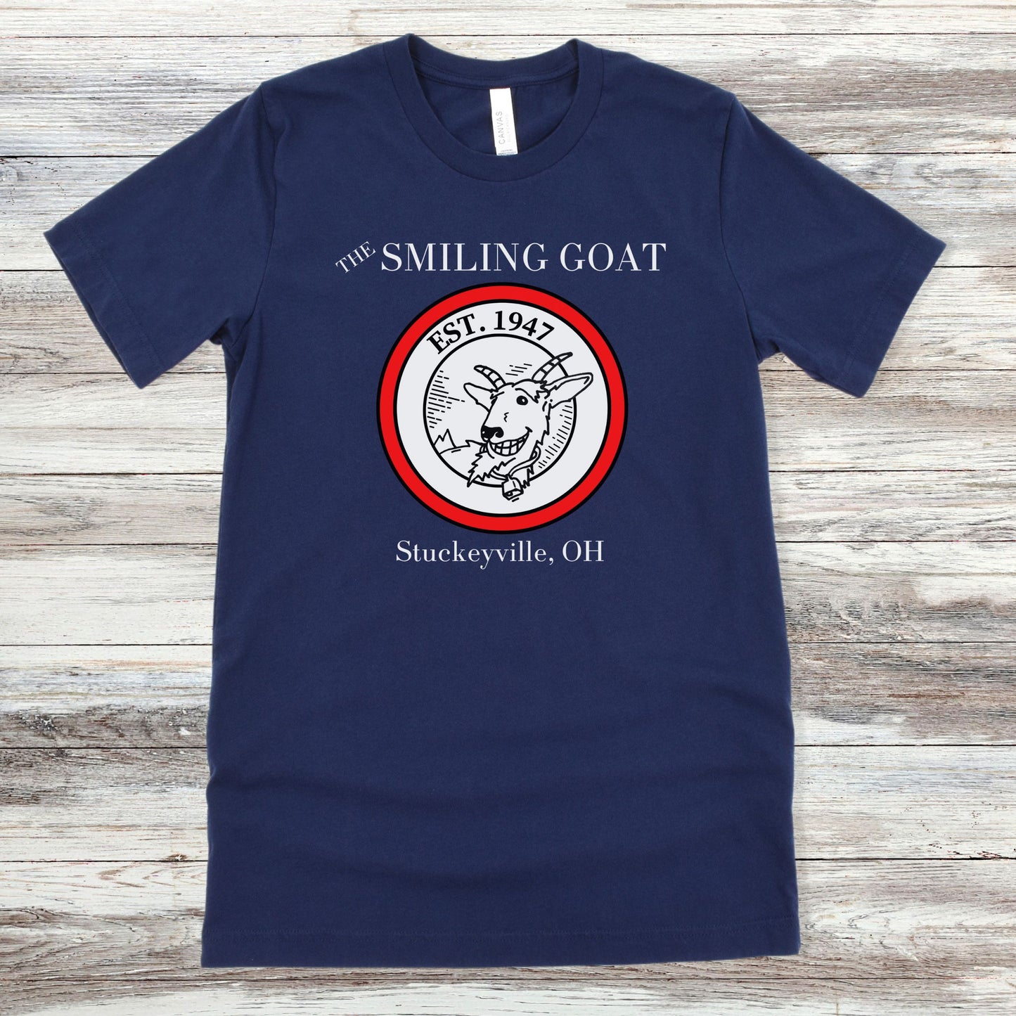 The Smiling Goat | Unisex Jersey Short Sleeve Tee