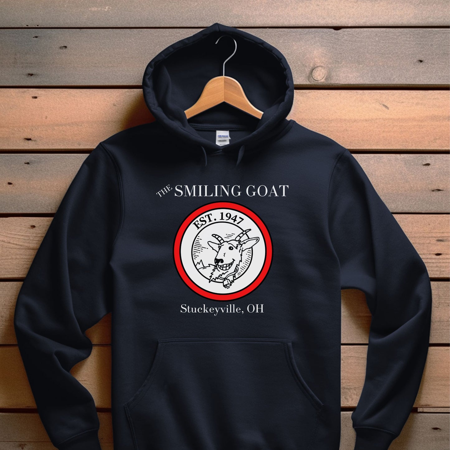 The Smiling Goat | Unisex Hooded Sweatshirt