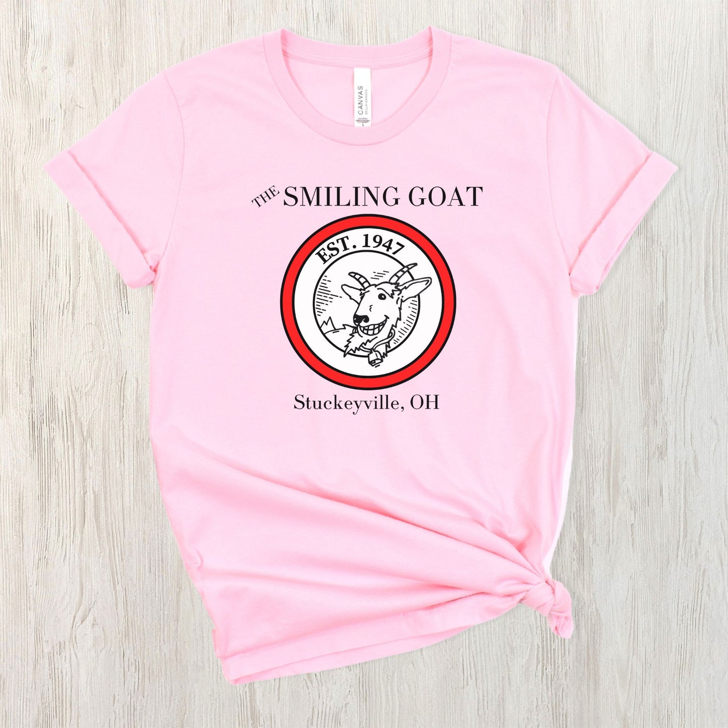 The Smiling Goat | Unisex Jersey Short Sleeve Tee