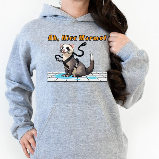 Ah, Nice Marmot | Unisex Hooded Sweatshirt