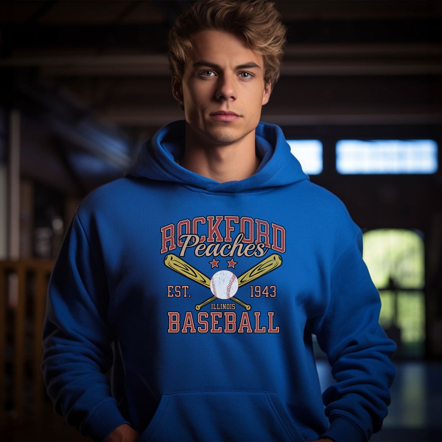 Rockford Peaches | Unisex Hooded Sweatshirt