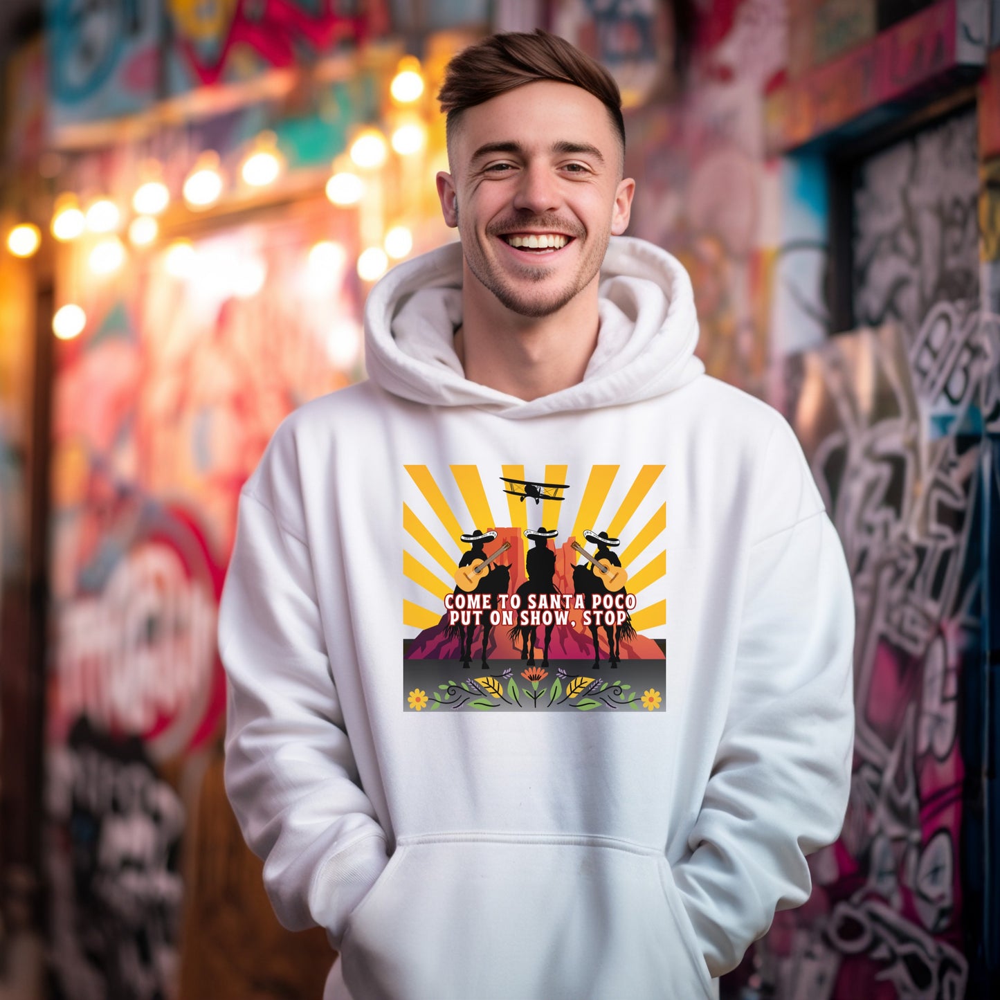 Come to Santa Poco | Unisex Hooded Sweatshirt